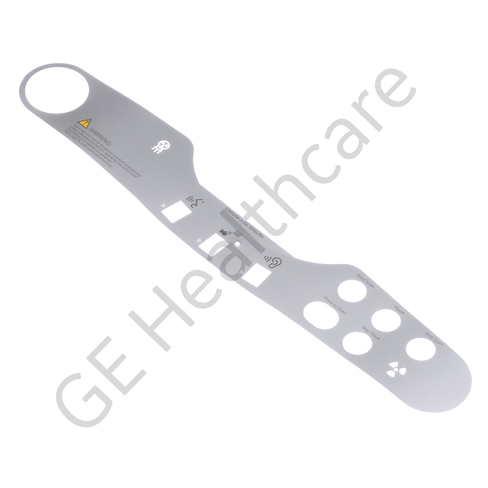 PET SCIM Overlay, English, Silver for GOC6 PET SCIM Overlay, English, Silver for GOC6